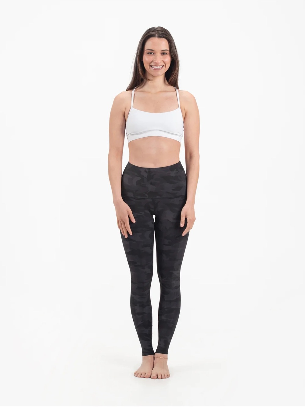 SWEETFLEXX Camo Print Ruched Resistance Support Leggings